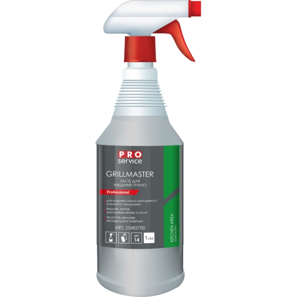 Средство для чистки гриля PRO service Grillmaster, щелочной, 1 л - Pampik