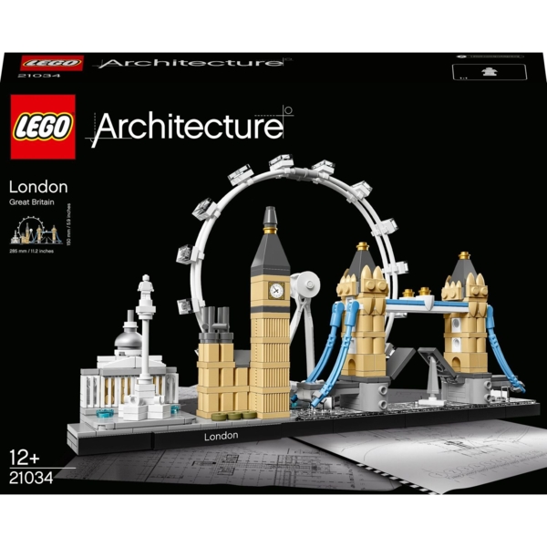 Конструктор LEGO Architecture Лондон, 468 деталей (21034) - Pampik