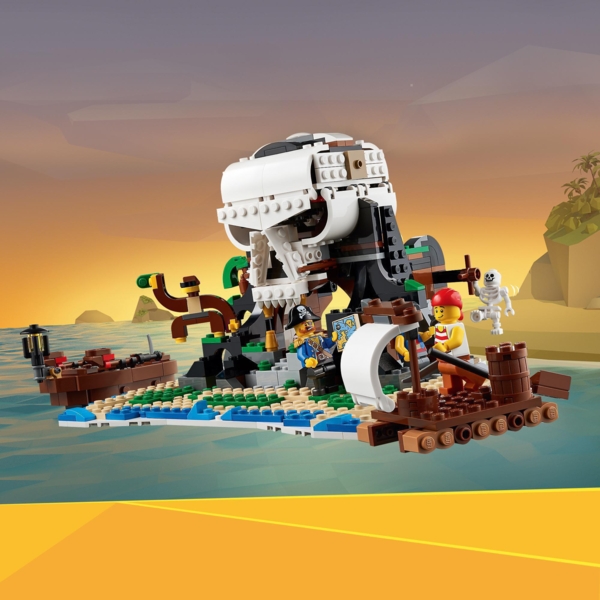 Конструктор LEGO Creator 3 v 1 Піратський корабель, 1264 деталей (31109) - Pampik - 7