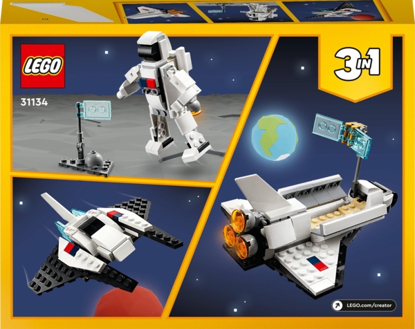 Конструктор LEGO Creator 3 v 1 Космічний шатл, 144 елементів (31134) - Pampik - 9