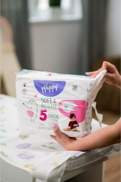 Підгузки на липучках Bella Baby Happy Junior 5 (11-18 кг), 38 шт. - Pampik - 3