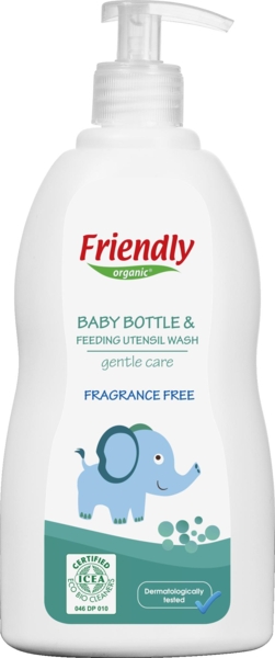 Органічний засіб для миття дитячих пляшечок, пустушок та посуду Friendly Organic, 500 мл - Pampik