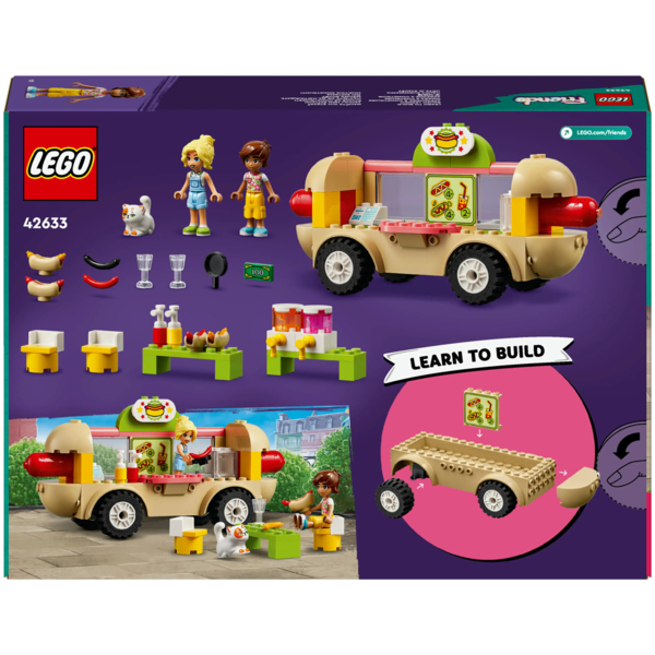 Конструктор LEGO Friends Грузовик с гот-догами, 100 деталей (42633) - Pampik - 2