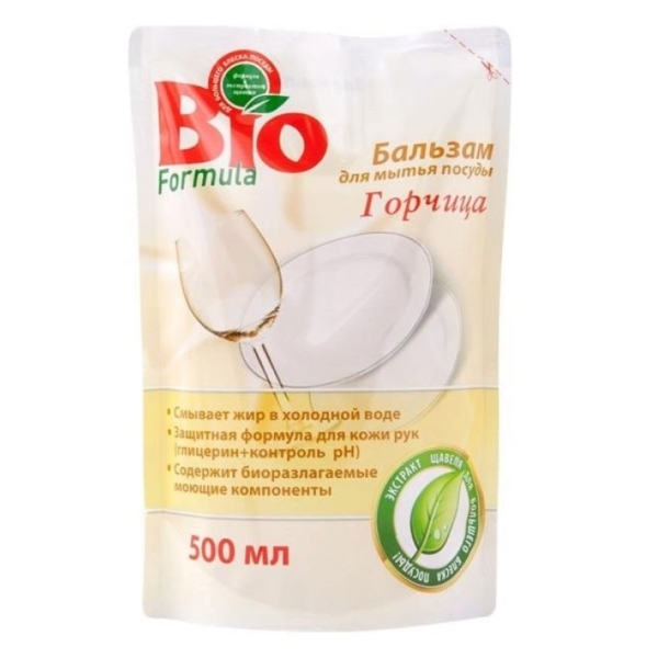 Бальзам для миття посуду Bio Formula Гірчиця, 500 мл - Pampik