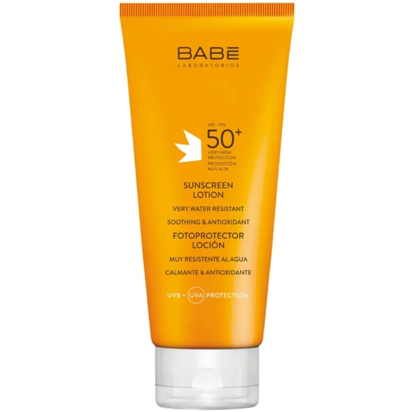 Солнцезащитный лосьон для тела Babe Laboratorios Sun Protection SPF 50+, 200 мл - Pampik