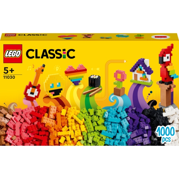 Конструктор LEGO Classic Безліч кубиків, 1000 елементів (11030) - Pampik