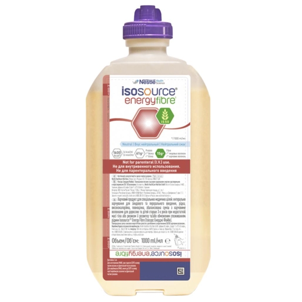 Ентеральне харчування Nestle Isosource Energy Fibre, 1000 мл - Pampik