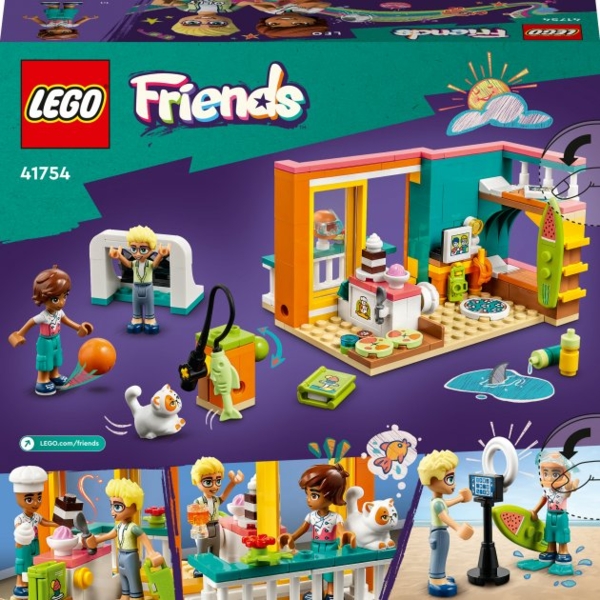 Конструктор LEGO Friends Кімната Лео, 203 деталей (41754) - Pampik - 2