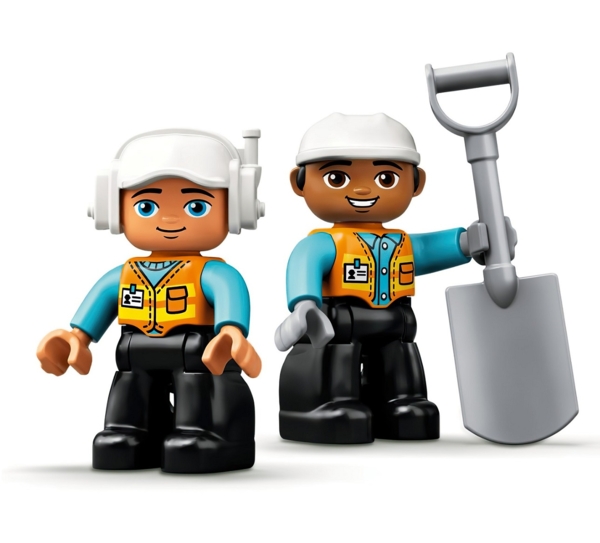 Конструктор LEGO DUPLO Town Вантажівка та гусеничний екскаватор, 20 деталей (10931) - Pampik - 7