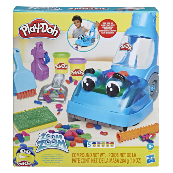 Набор для творчества с пластилином Play-Doh Пылесос Zoom Zoom (F3642) - Pampik
