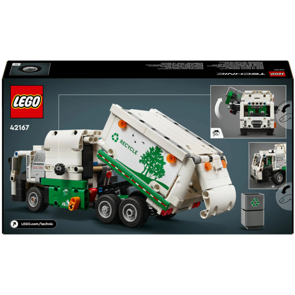 Конструктор LEGO Technic Сміттєвоз Mack® LR Electric (42167) - Pampik - 2