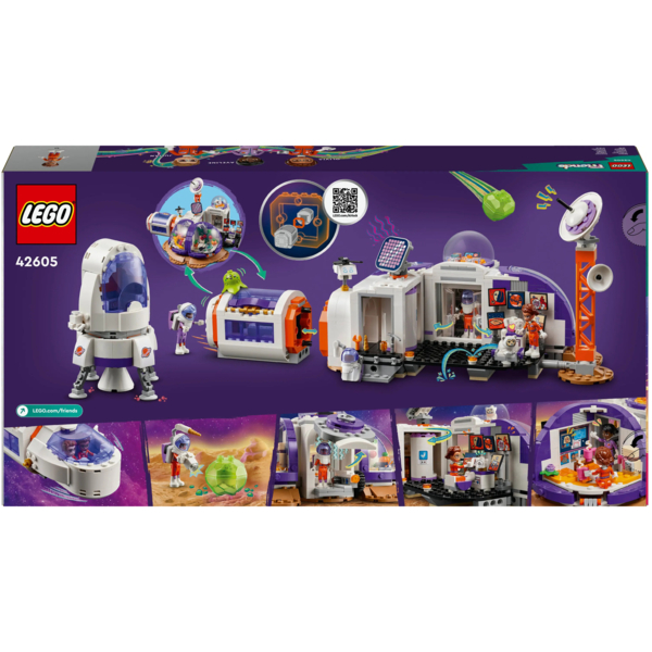 Конструктор LEGO Friends Космічна база на Марсі та ракета, 981 деталь (42605) - Pampik - 2