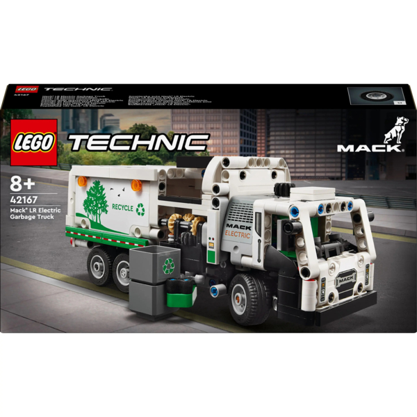 Конструктор LEGO Technic Сміттєвоз Mack® LR Electric (42167) - Pampik