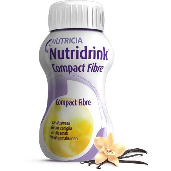 Ентеральне харчування Nutricia Nutridrink Compact Fibre Vanilla flavour, 4 шт. x 125 мл - Pampik - 2