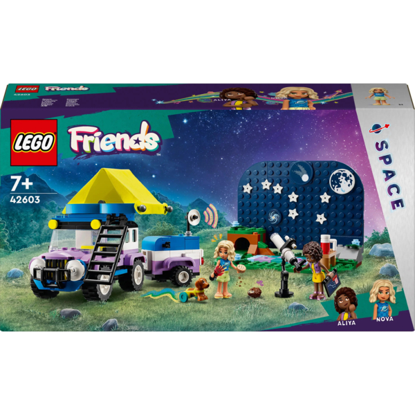 Конструктор LEGO Friends Кемпінговий автомобіль для спостереження за зірками, 364 деталі (42603) - Pampik