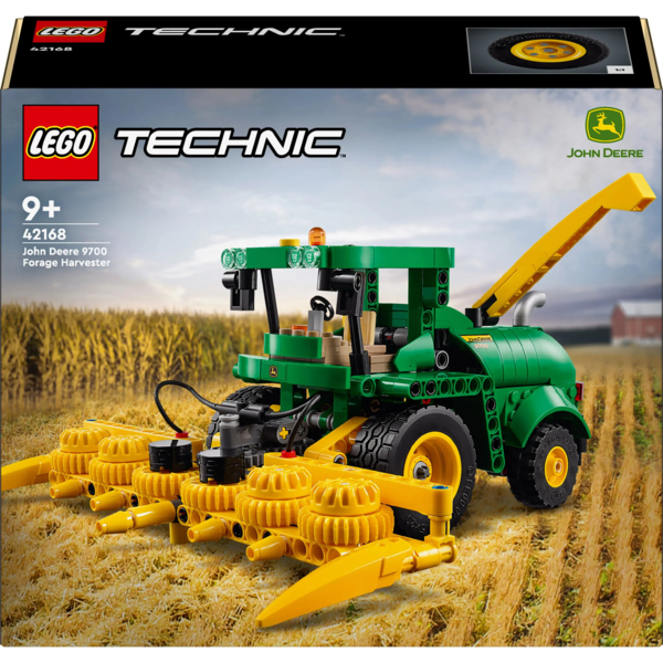 Конструктор LEGO Technic Кормозбиральний комбайн John Deere 9700, 559 деталей (42168) - Pampik