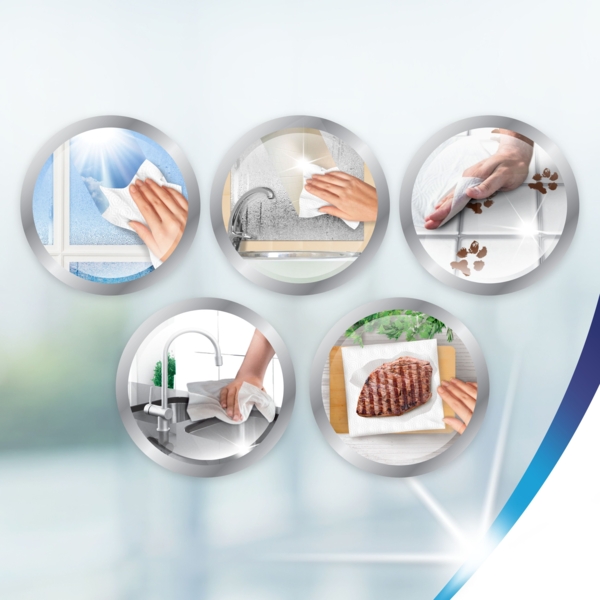 Паперові рушники Zewa Premium двошарові, 2 рулони - Pampik - 4