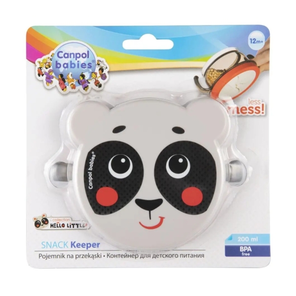 Контейнер для їжі Canpol babies Hello Little, бежевий, 200 мл (51/008_bei) - Pampik - 6