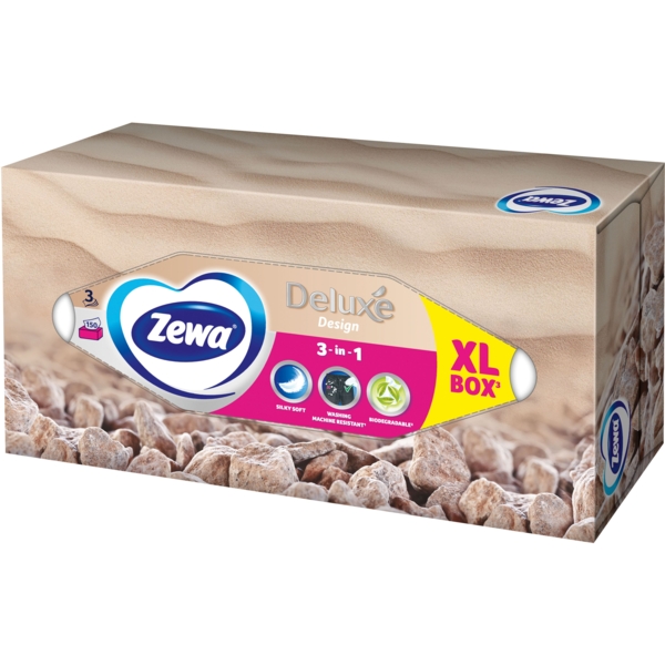 Серветки тришарові Zewa Deluxe, 150 шт. - Pampik - 2