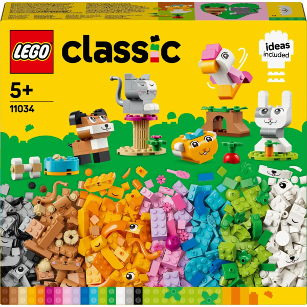 Конструктор LEGO Classic Творческие питомцы, 450 деталей (11034) - Pampik