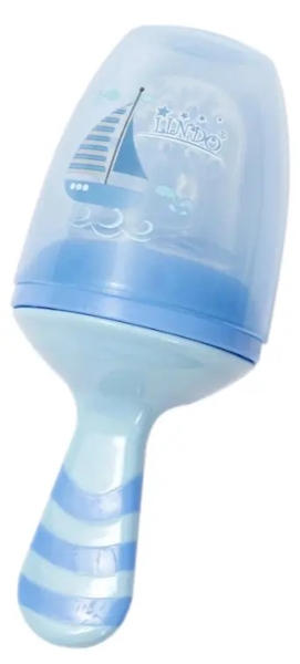 Ніблер Lindo, силіконовий, з ковпачком, блакитний (А 60 гол) - Pampik