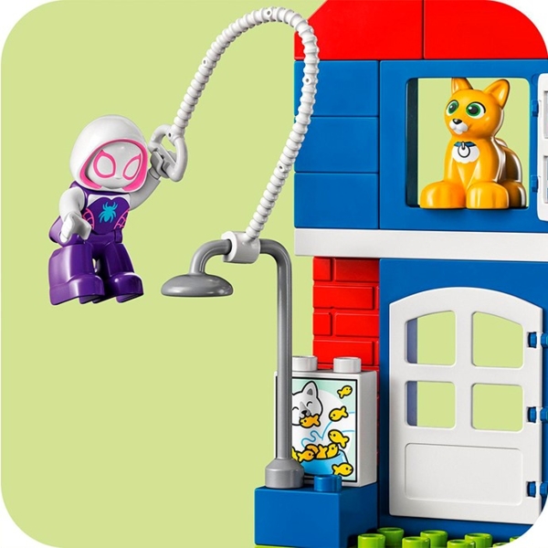 Конструктор LEGO DUPLO Super Heroes Будинок Людини-Павука 25 деталей (10995) - Pampik - 4