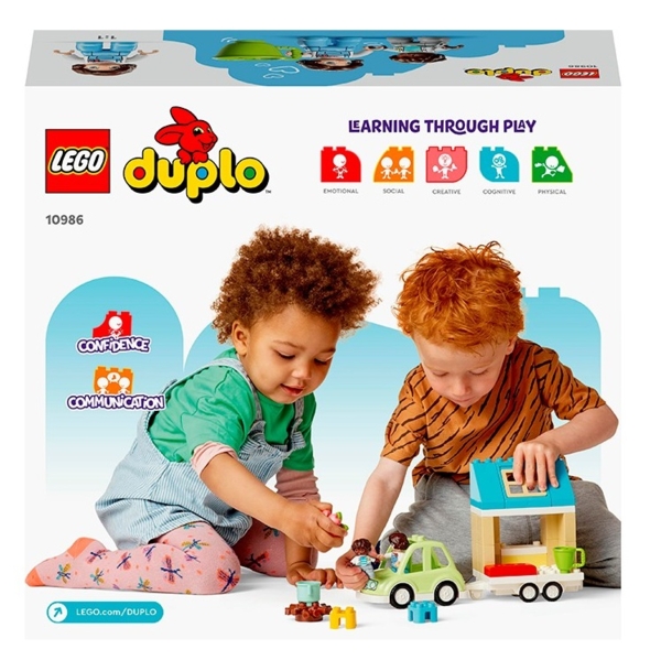 Конструктор LEGO DUPLO Town Сімейний будинок на колесах, 31 деталь (10986) - Pampik - 9