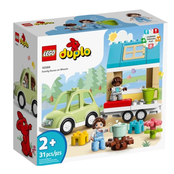 Конструктор LEGO DUPLO Town Сімейний будинок на колесах, 31 деталь (10986) - Pampik - 2