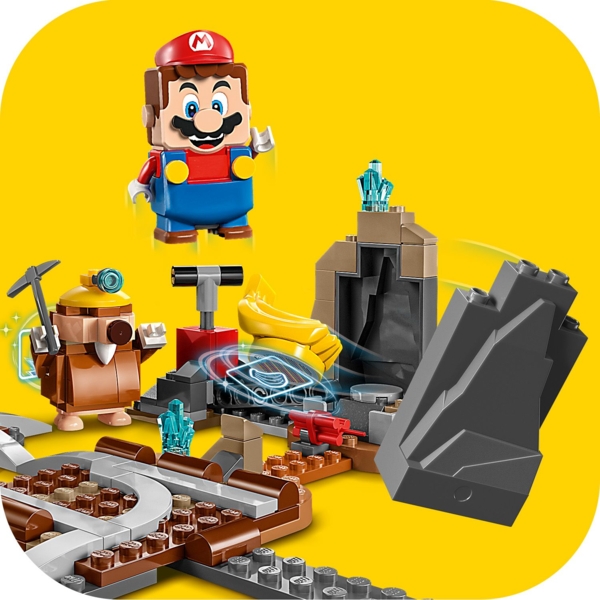 Конструктор LEGO Super Mario™ Поїздка у вагонетці Діді Конга. Додатковий набір, 1157 деталей (71425) - Pampik - 7