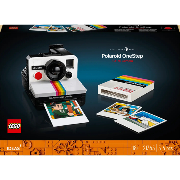 Конструктор LEGO Ideas Фотоапарат Polaroid OneStep SX-70, 516 деталей (21345) - Pampik