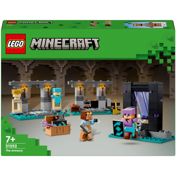 Конструктор LEGO Minecraft Збройова майстерня, 203 деталі (21252) - Pampik