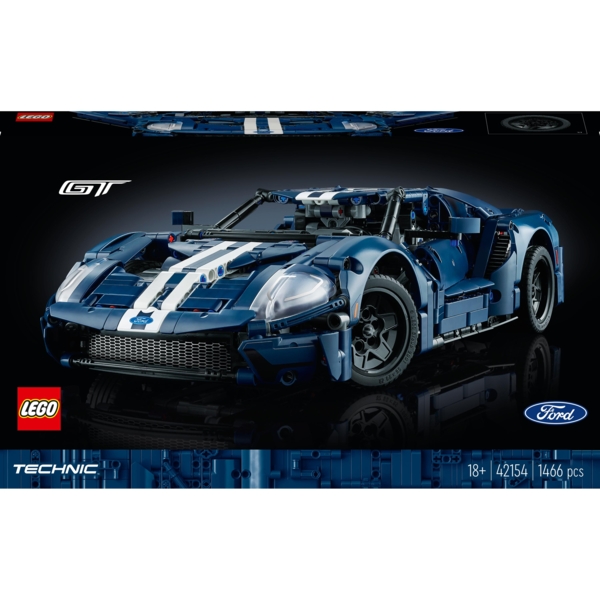 Конструктор LEGO Technic Ford GT 2022, 1466 деталей (42154) - Pampik
