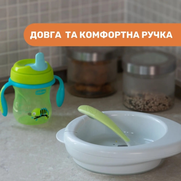 Ложка силіконова Chicco, 6+, 2 шт., рожевий (06828.11) - Pampik - 9