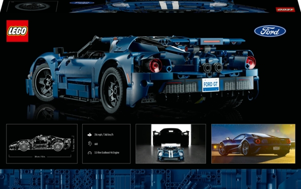 Конструктор LEGO Technic Ford GT 2022, 1466 деталей (42154) - Pampik - 9