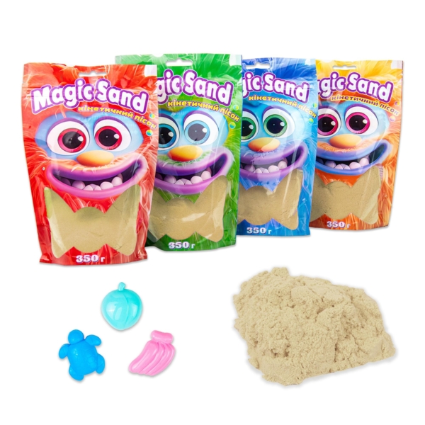 Кинетический песок Strateg Magic Sand классический, 350 г (39402-1) - Pampik - 2