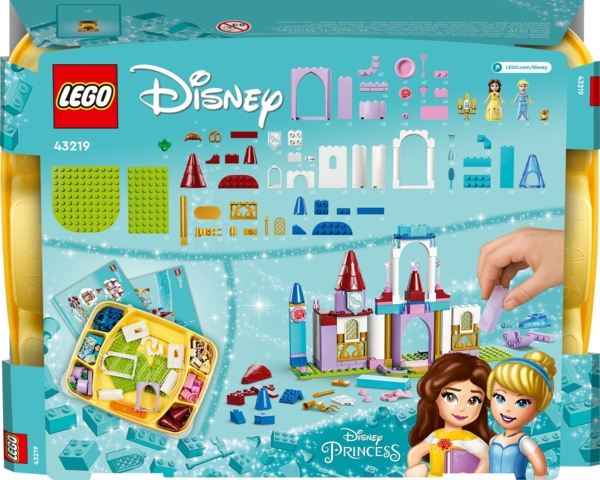 Конструктор LEGO Disney Princess Творчі замки діснеївських принцес, 140 деталей (43219) - Pampik - 9