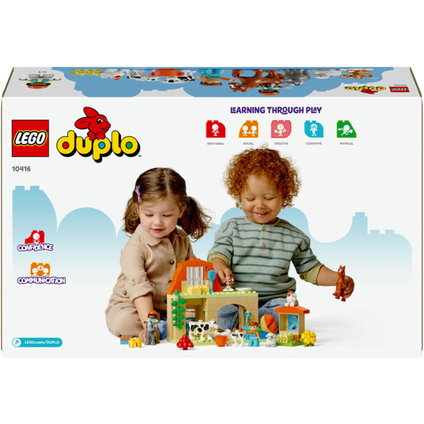 Конструктор LEGO DUPLO Догляд за тваринами на фермі, 74 деталі (10416) - Pampik - 2