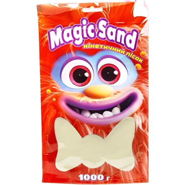 Кінетичний пісок Strateg Magic Sand класичний, 1 кг (39404-1) - Pampik