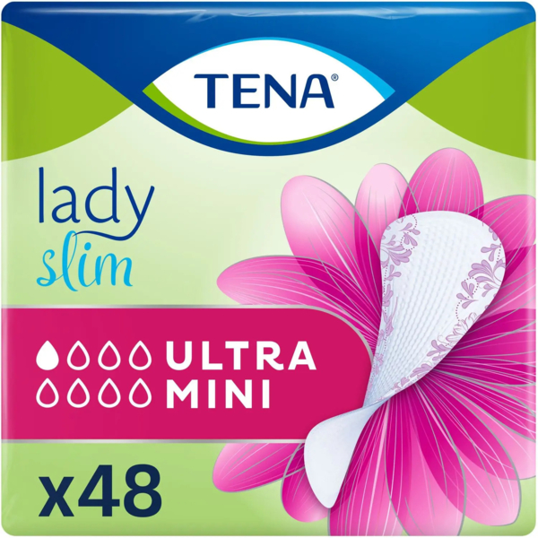 Урологічні прокладки Tena Lady Slim Ultra Mini, 48 шт. - Pampik