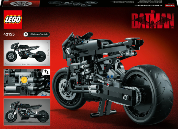 Конструктор LEGO Technic Бетмен: Бетцикл, 641 деталь (42155) - Pampik - 9