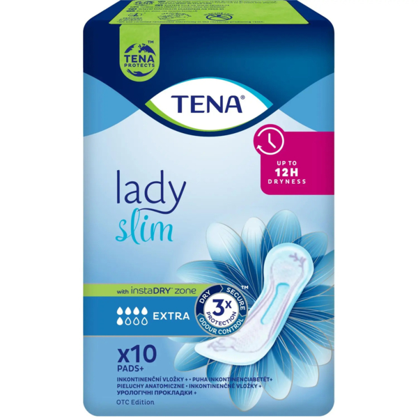 Урологічні прокладки Tena Lady Slim Extra, 10 шт. - Pampik - 2