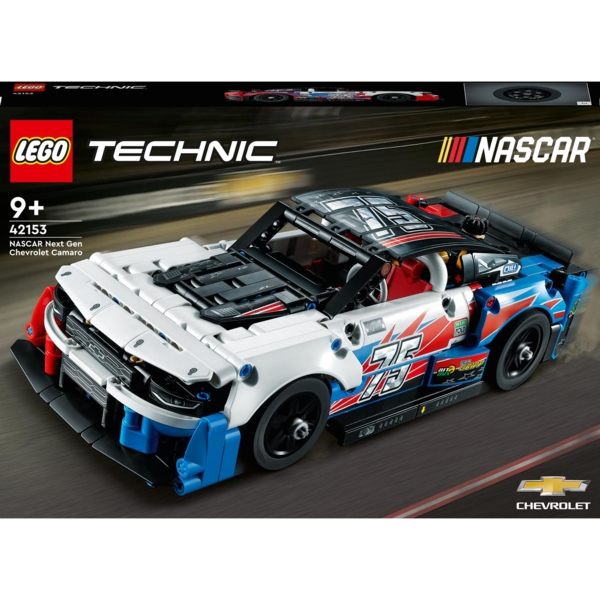 Конструктор LEGO Technic NASCAR Next Gen Chevrolet Camaro ZL1, 672 деталей (42153) - Pampik