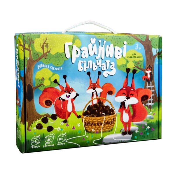Настільна гра Strateg Грайливі більчата, укр. мова (30852) - Pampik