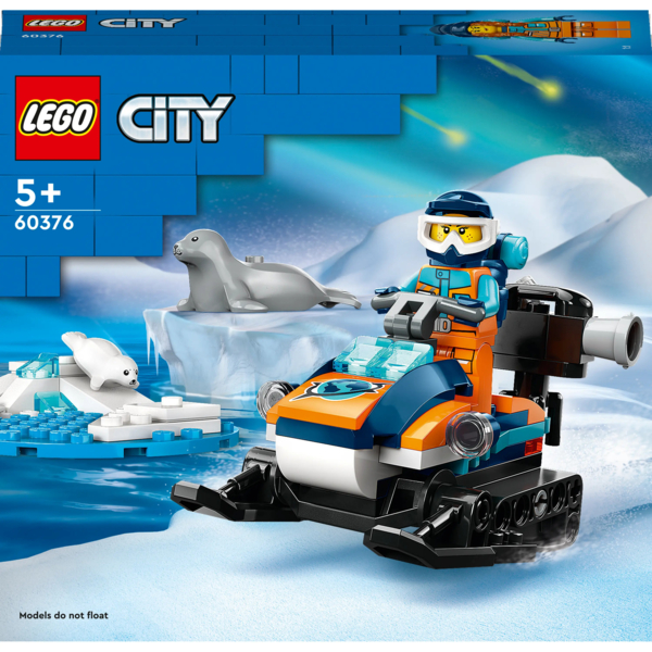 Конструктор LEGO City Арктичний дослідницький снігохід, 70 деталей (60376) - Pampik