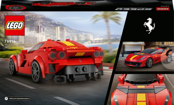 Конструктор LEGO Speed ​​Champions Ferrari 812 Competizione, 261 деталь (76914) - Pampik - 9