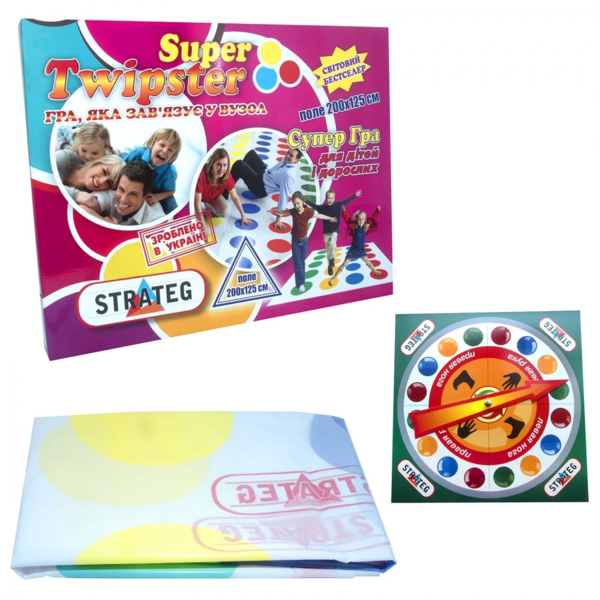 Розважальна гра Твістер Strateg Super Twipster (11386) - Pampik - 3