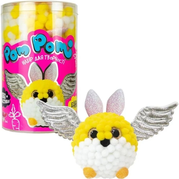 Набір для творчості Strateg Pom pom Банні (32016) - Pampik