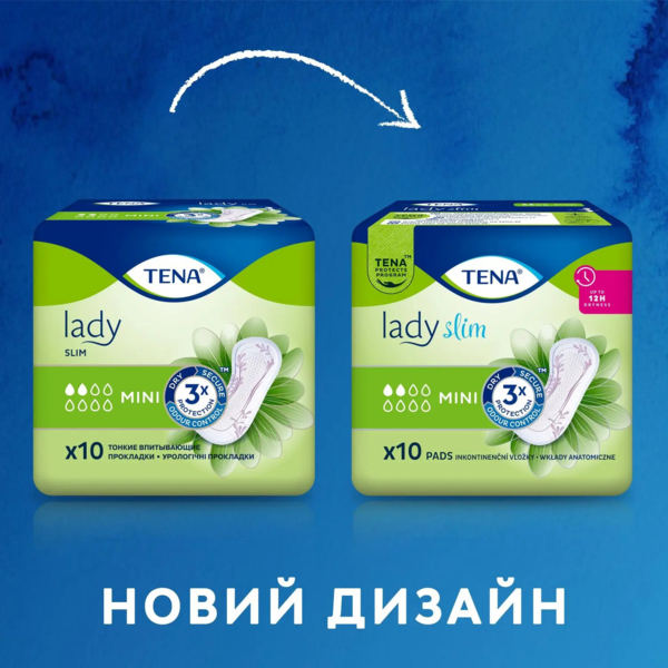 Урологічні прокладки Tena Lady Slim Mini, 20 шт. - Pampik - 3