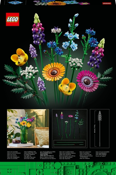 Конструктор LEGO Icons Букет польових квітів, 939 деталей (10313) - Pampik - 9