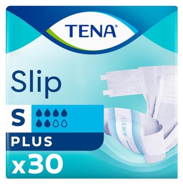 Підгузки для дорослих Tena Slip Plus Small, 30 шт. - Pampik